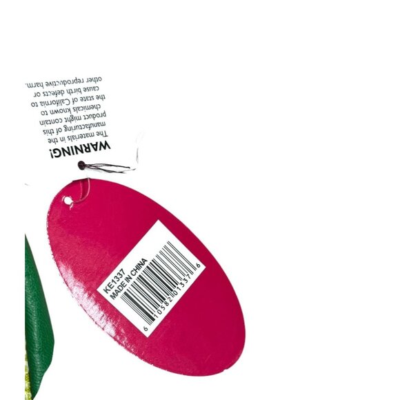 Super Brat Guess Inspired Green & Yellow Logo Shoulder Bag With Studded Details - Picture 6 of 9